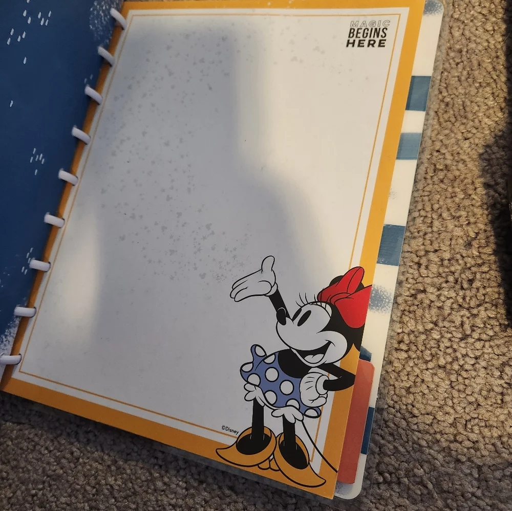 Mickey Mouse Budget Planner and Note Paper